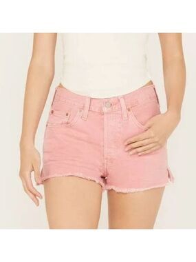 Levi’s 501 Button Fly Denim Shorts Sz 28